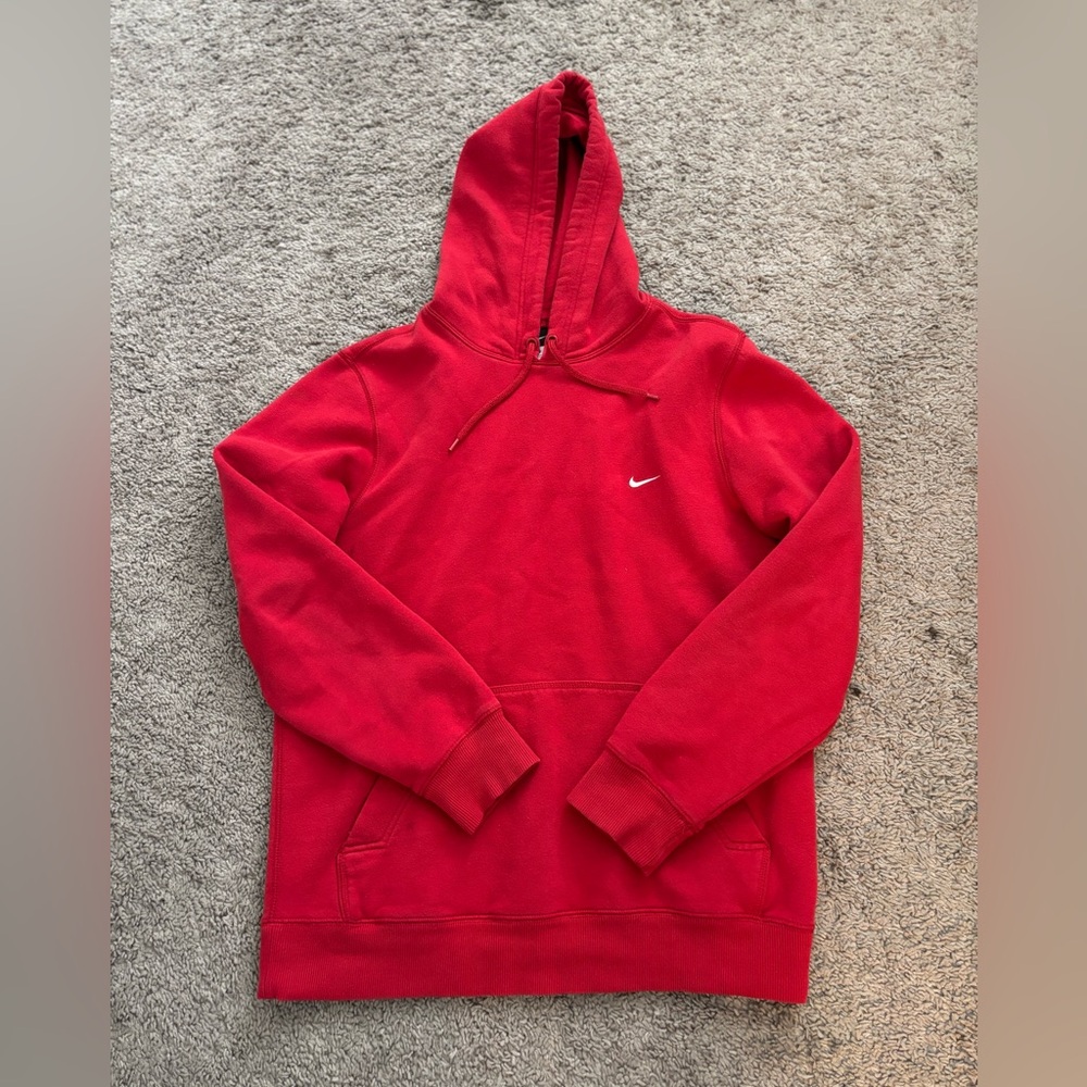 Nike Red Pullover Hoodie